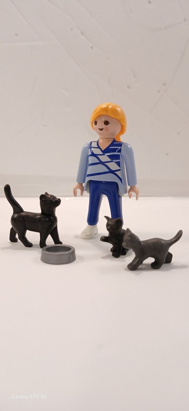 Playmobil Women Figure with Cats